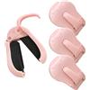 Generic Clip per canna da pesca - 4 pezzi Supporto per canna da pesca | 3,1 x 4,5 cm Organizer elastico per manubrio, clip per pali molo pre-spiaggia piscina ghiaccio acqua salata surf viaggi