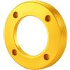 Fpbiagoq Peso lega di alluminio Bike Crank Side Cap per standard Crank Set Safely Fit Thread Precisions Lavorato Design Biciclette Side Protector
