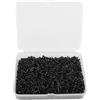 WIHFHGZ Grommets in Nylon per Racchetta Badminton, Singolo Foro, 2,1x6,8mm, Spessore 0,8mm Nero - Alta Resistenza, Riduzione Rumore, Protezione Corde