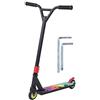 Lxwraptorial Monopattino acrobatico leggero e di alta qualità, set per adulti con ruote in PU da 100 mm e cuscinetti ABEC‑7, monopattino nero ideale per gli spostamenti quotidiani, i viaggi e