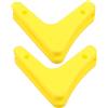 NAMOARLY Supporto da Parete Facile da Trasportare 2 Pezzi per Bilanciere in Plastica Resistente Design Semplice e Funzionale per Palestra e Casa