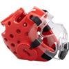 MUXZSIZ Casco da kickboxing leggero e resistente, con viso trasparente per visibilità e comfort, resistente e solido, protezione per la testa da boxe e