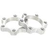 Toddmomy Adattatore per Freno Disco Bici 2 Pezzi in Lega di Alluminio Argento, Struttura Resistente e Non Facilmente Danneggiabile, Compatibile Mozzi per Mountain Bike e Bici da Strada