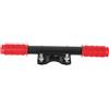 CHICAMPERA Bracciolo per Seggiolino Bici in Plastica e Lega Rosso, Supporto Sicurezza, Adatto a Tubo Portapacchi 25.4-31.8mm, per Mountain Bike e Bici Ordinarie