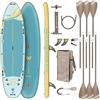 Walk on Water WOW Lagoon 14.0 Sup Gonfiabile XXL 426 cm x 89 cm - Paddle Grande Capacità 280 kg, 3 Pagaie 2in 1 incluse, confezione completa, stand up paddle familiare ultra stabile, compatibile con kayak