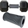 Generisch Maniglie per manubri per mani, per rafforzare la muscolatura, impugnature in silicone per sollevamento e allenamento, per palestra, casa, giochi, corde per kettlebell, barra per trazioni