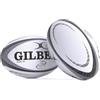 Gilbert Rugby Plusar - Pallone da rugby, misura 5, colore: Bianco/Grigio