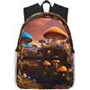 Tamiger Zaino unisex con stampa di funghi magici, leggero, casual, comodo, quotidiano, lavoro, viaggi, escursionismo, pendolarismo