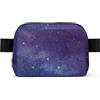DUWAA Universo con stelle Galaxy Interstellar Print Bag per uomo donna borsa leggera cane Walking Bag impermeabile palestra borsa a tracolla per uso quotidiano