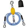 carotoe Corda di traino per barche a sgancio rapido con tubo galleggiante Elastici professionali Barche Tirare Corda per Emergenze Rimorchio a rilascio rapido Nave Pull Belt