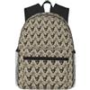Tamiger Runner Bull Skull Print Unisex Leggero Casual Comfort Zaino Quotidiano Lavoro Viaggi Escursioni Pendolari