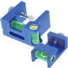 Vaguelly Posizionatore per Tiro Arco Compatto in PE Blu Livella di Precisione Accessorio Portatile per Arco Compound e Borsa Attrezzi