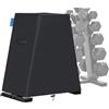 Generisch Copertura per manubri, scudo per attrezzature da fitness, 58 x 38 x 6 cm, regolabile, antipolvere, materiale resistente ai raggi UV, copertura per staffa per palestra, interni, supporto, protezione