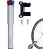 Generisch Pompa per bicicletta, in alluminio, 11 bar, pompa ad aria manuale per biciclette, adatta per l'uso con mountain bike, bici da strada, city bike e per il ciclismo