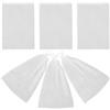 TOYANDONA Set 6 Sacchetti per Stivali Non Tessuto Bianco, Design Coulisse Antipolvere, per Stoccaggio e Viaggio di Stivali da Equitazione e Donna