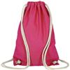 TEXXILLA Event-Bag - Sacchetto di iuta, 11 colori, con robusti cordoncini, 21 x 29 cm, senza stampa, Colore: rosa., 21 x 29 cm, Rucksack