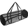 CIYODO Borsone Sportivo in Rete con Doppia Tracolla per Basket Calcio e Allenamento Fitness Pvc Resistente e Traspirante per Palestra Yoga e Attività Outdoor