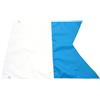 Fpbiagoq Bandiera per immersioni con colore blu e bianco, 35 cm, 75 cm, 80 cm, opzione per piscina, spiaggia, superfici marine, segnali subacquei