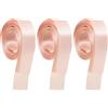 GETAJGHSD Nastro in Raso Rosa per Scarpe da Ballo 3 Pezzi, Accessori per Scarpette Danza Classica, Resistente all'Usura, Legatura Rapida, per Prove e Spettacoli Professionali