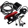 CHILDWEET Kit Luci per Bicicletta Elettrica Affidabile in ABS e Nailon Pulsante Interruttore Clacson con Frecce LED Anteriori e Posteriori Facile Installazione per Uso Urbano