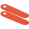 GETAJGHSD Copripunta per Scarpe da Pattinaggio in Pu Arancione 2 Pezzi Protezione Resistente e Traspirante per Giovani Pattinatori su Roller Skate