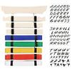 Odoukey Espositore per Cinture da Karate per 8 Cinture Espositore per da Taekwondo in Legno con Fascia Elastica e Gancio per Appendere per Arti Marziali