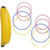 JOINPAYA Gioco ad Anello Banana Gonfiabile in Plastica, Set 1 Pezzo, Decorazione per Feste e Piscina, per Giochi Divertenti e Scenografie Creative Colore Casuale