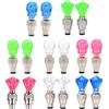 GLEAVI Luci per Raggi per Bici da Strada e Mountain Bike 16 Pezzi Bici LED Accensione Automatica Risparmio Energetico Materiali Plastica e Metallo Colore Casuale per Ruote