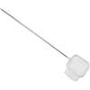 DIYEAH Retino Rete Bianca da Pesca in Acciaio Inossidabile Telescopico Leggero e Portatile Retrattile Fino a 45cm per Principianti e Appassionati di Pesca