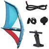 Generic Vela gonfiabile da windsurf con base girevole a 360°, 5,2 m, per spiaggia e sport acquatici, include pompa gonfiabile, resistente tessuto Oxford e materiali in PVC