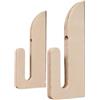 RTTYIKU Scaffale porta balance board, Garage for supporto for skateboard con a parete for tavola da surf in legno for carichi pesanti