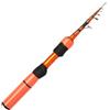 Tufgo Canna da pesca telescopica in fibra di carbonio da 1,5 m, per canna da pesca ultra veloce, per esche da basso, 1-10 g, verde