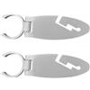 Generic Sups - Clip di fissaggio per pinne da paddle, montaggio rapido senza attrezzi, resistente ai raggi UV, in ABS, per kayak gonfiabili, sport acquatici, colore blu