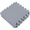 KICHOUSE Set di 4 Tappetini in Schiuma Eva Argento 30x30x2,5 Cm Funzione Assorbente per Attrezzature da Palestra e Asciugatrici, per Creare Un'atmosfera Estiva Protettiva e Ammortizzante