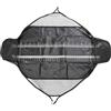 HEBEOT Borsa da pesca pieghevole in PVC resistente, sacco a rete per carpa, mare, acqua dolce e salata, 124 x 100 cm