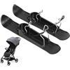 Generisch Winter Balance Cycle - Slittino da neve portatile, sicuro e divertente, kit da costruzione per bicicletta, per campi innevati, resort, skateboard, sport all'aperto