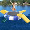 Generic Trampolino da 3 m con scivolo - piattaforma galleggiante per rimbalzo; facile da riporre e trasportare; divertimento estivo perfetto per la famiglia e gli adulti