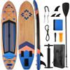 LIFERUN Set di tavole SUP di alta qualità, gonfiabile, con supporto universale per fotocamera, accessori completi, pagaia regolabile, principianti, avanzati, 200 kg