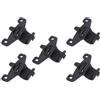 HOMSFOU Supporto per Fissaggio Pompa Bici 5 Pezzi Fascette in Silicone e Nailon, Leggero per Accessori Mtb e Bici da Strada, per Ciclismo