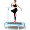 FitinOne Mini trampolino fitness da 101,6 cm con manubrio regolabile, 150 kg pieghevole elastico rimbalzante per adulti e bambini, stabile e silenzioso esercizio rimbalzo allenamento indoor