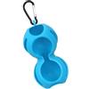 carotoe Borsa per palline e accessori, con moschettone, leggera, portatile, in silicone, per uso quotidiano, accessorio da golf con moschettone