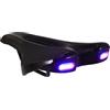 CANIGHT Sellino per Bici da Corsa Nero in Pu con Luce Integrata, Comodo e Traspirante, per Mountain Bike e Bici da Strada