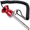 JEWEDECO Perno Selettore per Blocchi di Pesi in Acciaio al Carbonio Installazione Rapida, Accessorio Magnetico per Attrezzature Fitness da Casa Rosso