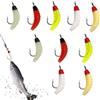 Generico Soft Maggot Baits - Bright Color Worm Lures, Realistic Artificial Bait Tool
