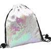 Uonlytech Zaino Drawstring in Poliestere Rosa con Design Reversibile per Festival e Piccole Cose