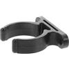 WESIEVYA Morsetto Fissaggio Sicuro e Prevenzione Perdite per Tubo 38-42mm Design Compatto in Nylon Nero per Yacht e Ambienti Nautici