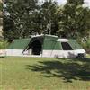Ziaphsol Tenda a tunnel per campeggio, escursionismo, trekking, outdoor, impermeabile, con 5 camere, 2 porte, 4 finestre, porta E, gancio, 833 x 585 x 216 cm, per fino a 16 persone