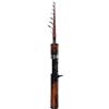 Tufgo Per canna da pesca telescopica ultra leggera in fibra di carbonio portatile da viaggio per trota spigola d'acqua dolce 1,5 m