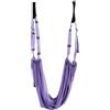 CARMOTTER Set di altalena trapezio per yoga per allenamento di flessibilità, montaggio senza trapano, installazione senza trapano, rosa (viola)
