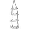 SHERCHPRY Sacchetto Sospeso per Palloni da Basket Ganci, Realizzato in Nylon Traspirante a 4 Livelli, Design per Garage e Scuola